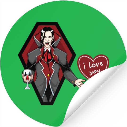 VAMPIRE LOVE YOU Stickers