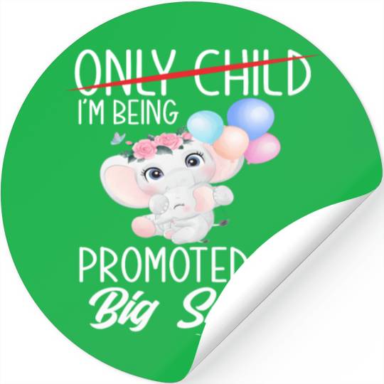 Only Child Sister Gift Child Stickers