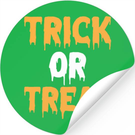 Halloween Party Halloween Ideas I Trick Or Treat Stickers