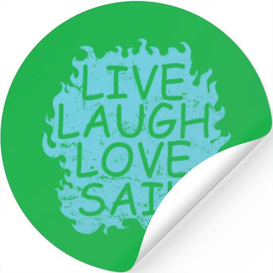 Live laugh Love Sail Sailing Boat Sport Stickers