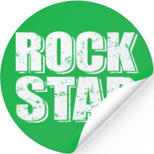 Rock Star Music Style Genre Guitar Rock Band Stickers