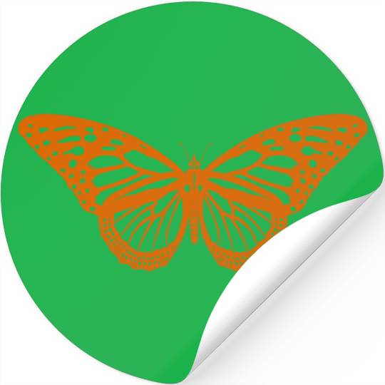 Monarch Butterfly Solo Knockout Stickers