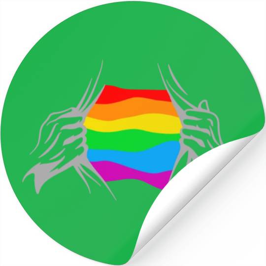 Lesbian Gay Pride LGBT Super Strong Stickers