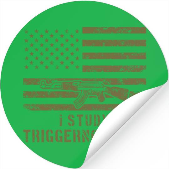 I Study Triggernometry Gun Lover Stickers