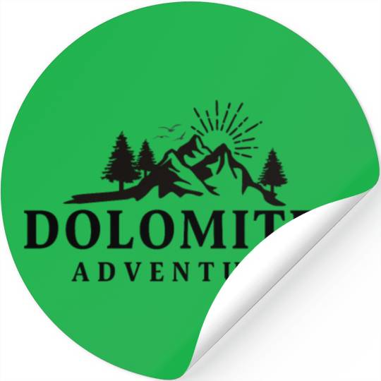 Mountains Dolomites Italy Nature Lover Stickers
