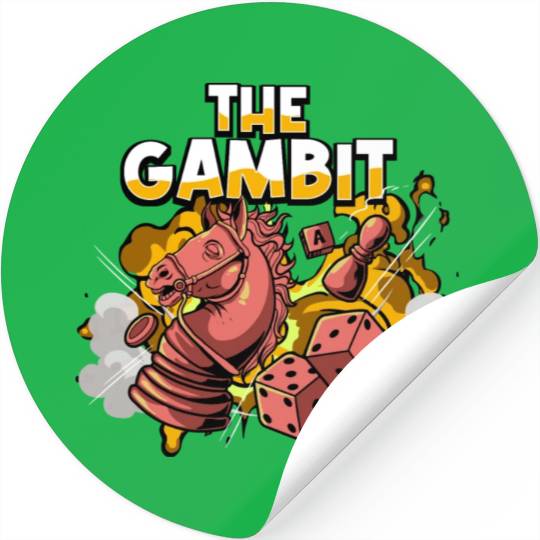 The Gambit Board Game Stickers