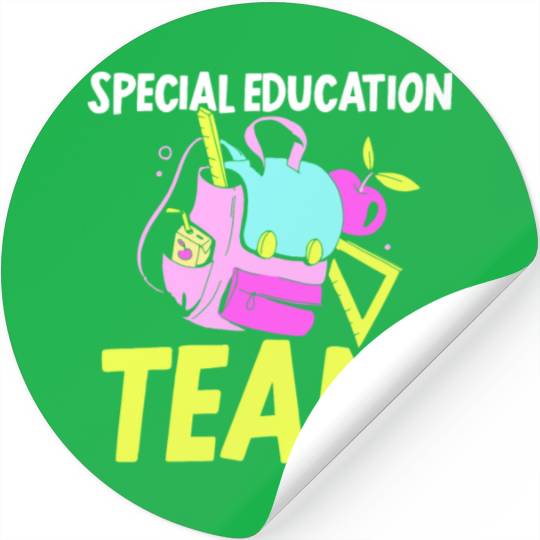 Special Education Team Sped Teacher Awareness Stickers