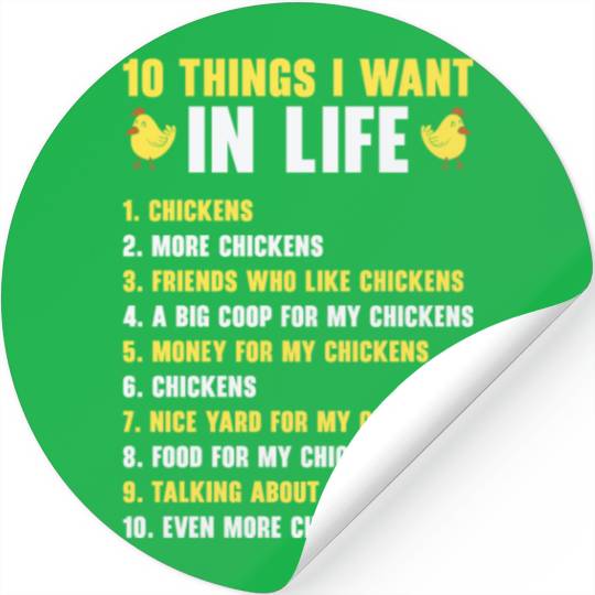 Chicken Agriculture Chicken Lovers Farming Stickers