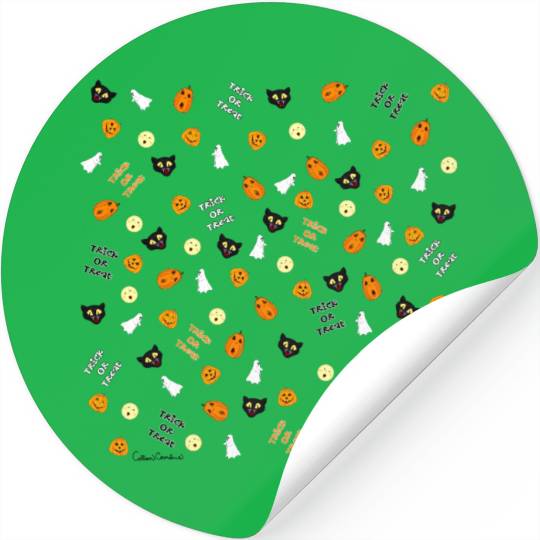Trick or Treat Pattern Stickers