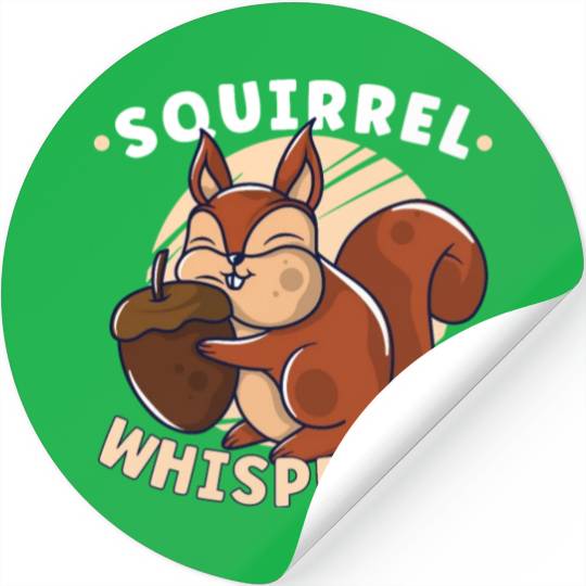 Funny Squirrel Fan Squirrel Lover Chipmunk Addict Stickers
