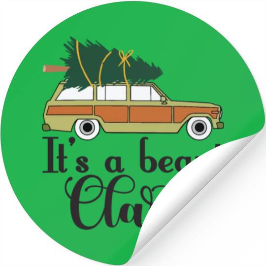 It's A Beaut Clark Griswold Family Christmas Stickers