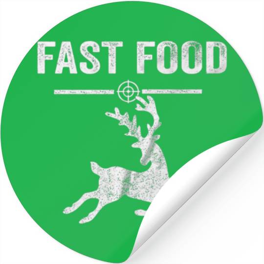 Fast Food Deer Stickers