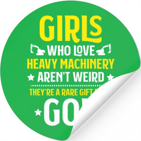 Heavy Equipment Operator Excavator Driver Operator Stickers