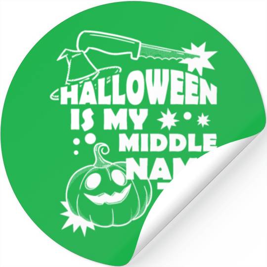 Cool Hallowe costume Stickers