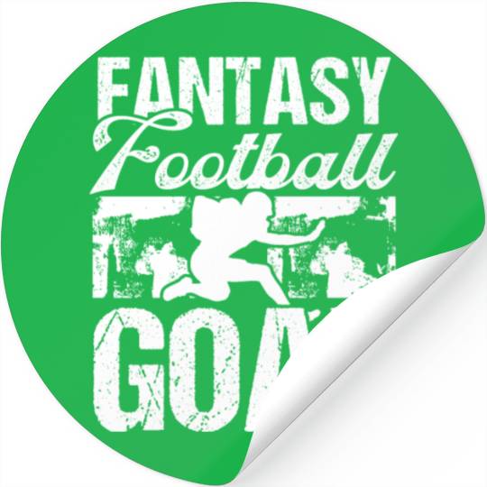 Fantasy Football Player Goat Fantasy Team Legend Stickers