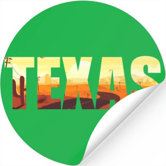 Texas city USA gift Houston America Stickers