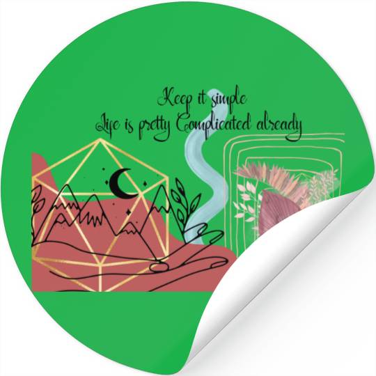 Keep it simple Stickers