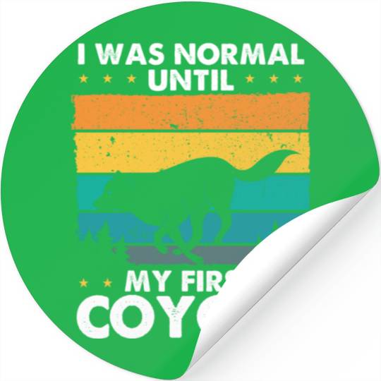 Coyote Trapping Coyote Hunting Yote Hunting Gift Stickers