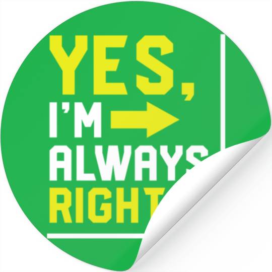 yes im always right math Stickers