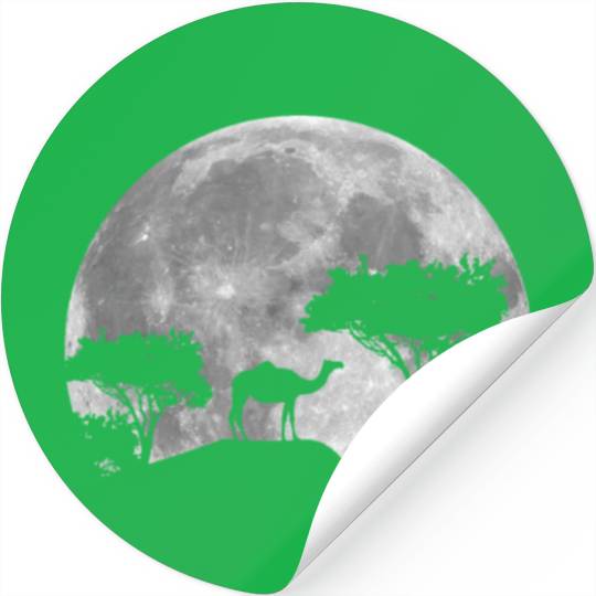 Camel By Night Stickers