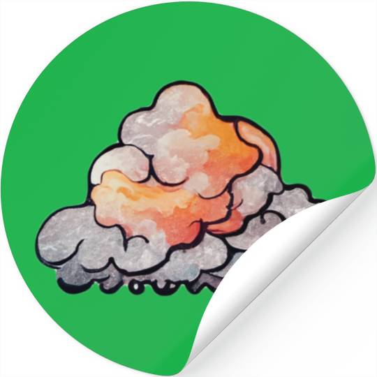 Storm cloud Stickers