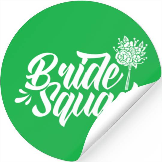 Bride Squad Wedding Bachelorette Party Cute Stickers