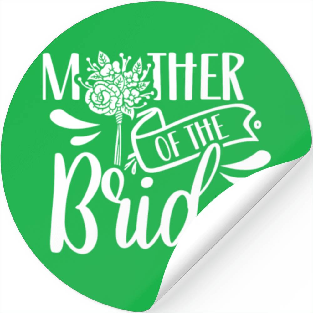 Mother Of The Bride Bachelorette Party Wedding Stickers