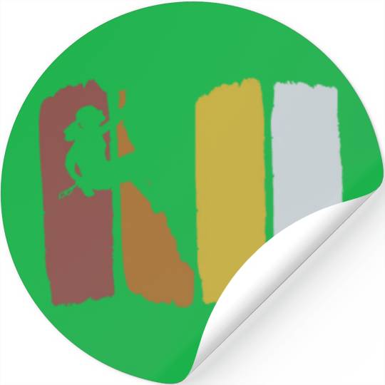 Climbing Vintage Mountaineering Bouldering Stickers