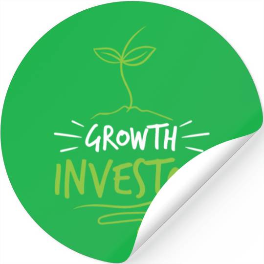 Growth Investor Investing Invest Shareholder Stickers