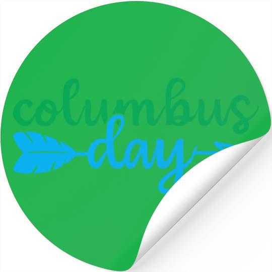 Happy Columbus Day classic Stickers