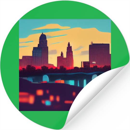 Kansas City comics Stickers