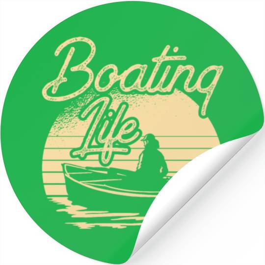 Boating Life Yacht Boat Captain Ship Stickers