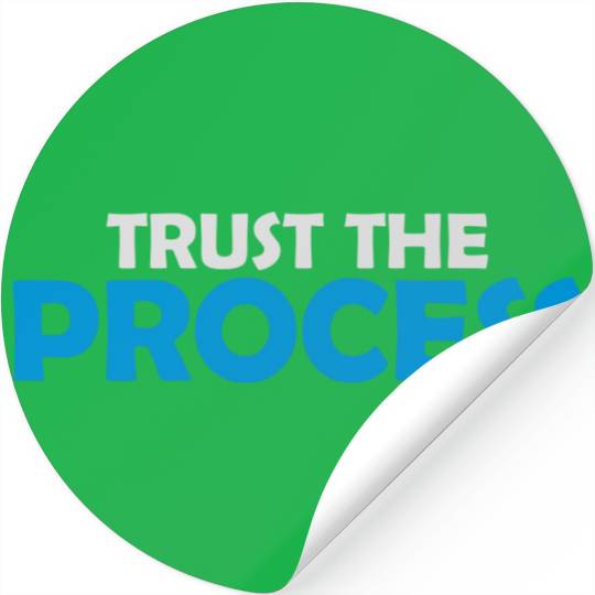 trust the process quote Stickers
