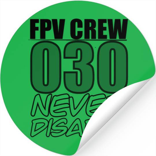FPV Drone Crew Stickers