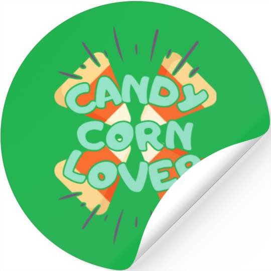 Candy Corn Lover Stickers