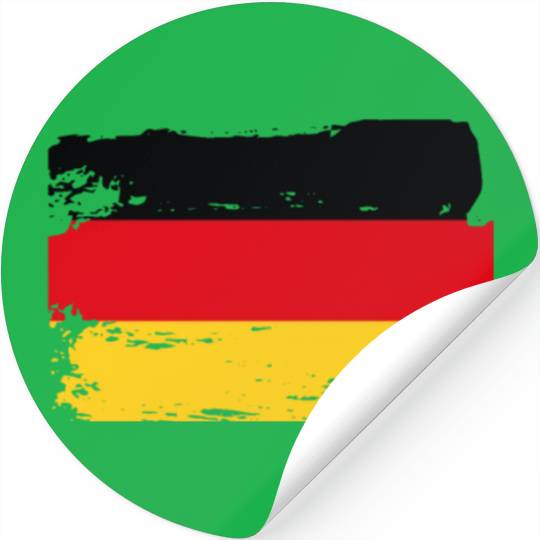 Official Germany Flag German Country Pride Vintage Stickers