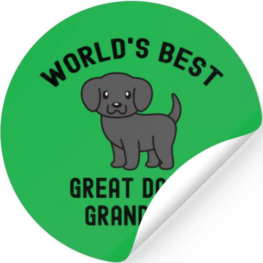 World's Best Great Dane Grandma Stickers