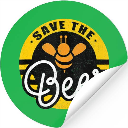 Save The Bees Earth Lover Planet Beekeeper Beekeep Stickers