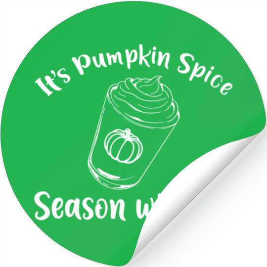 Pumpkin Spice Thanksgiving Stickers