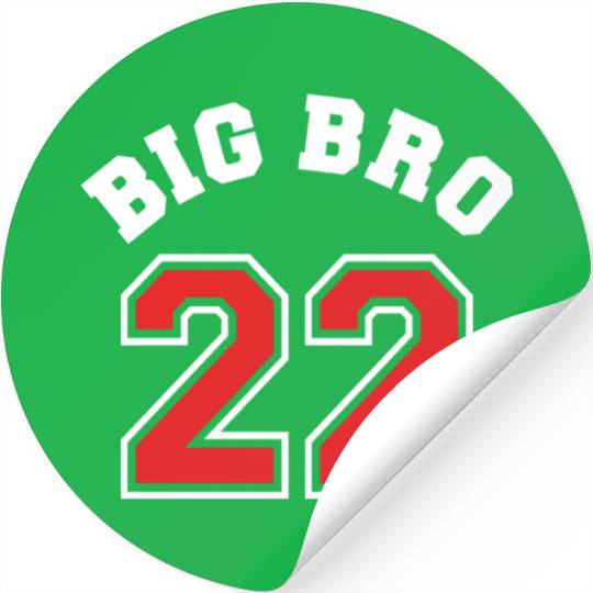 Big Bro 2022 Big Brother Baby Pregnancy Birth Boy Stickers