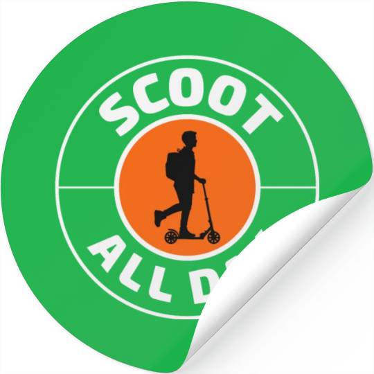 Electric Scooter Driver Motorized E-Scooter Stickers