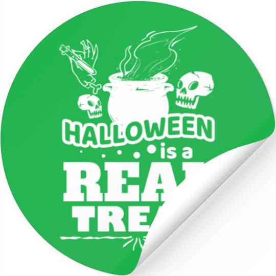 Halloween skull monster gift Stickers