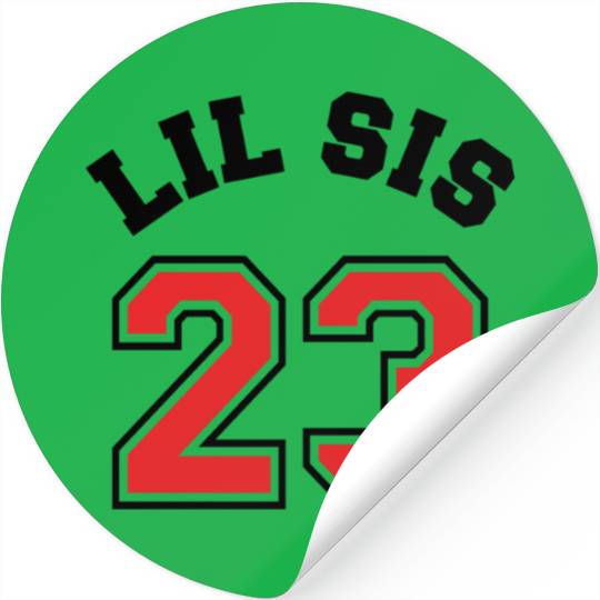 Lil Sis 2023 Little Sister Baby Family Birth Child Stickers
