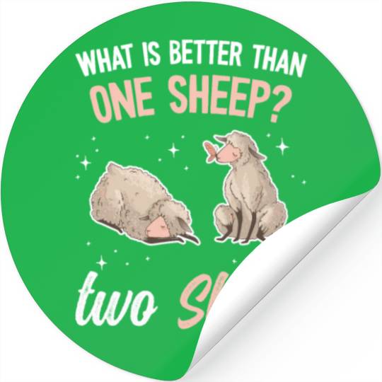 Cute Lamb Saying - Farmer & Sheep Stickers
