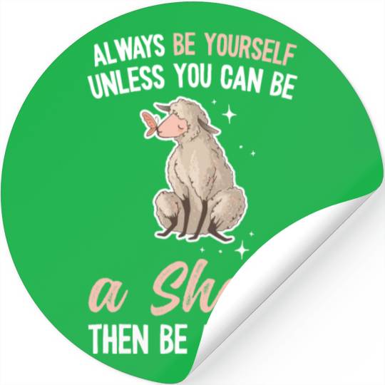 Cute Lamb Saying - Farmer & Sheep Stickers