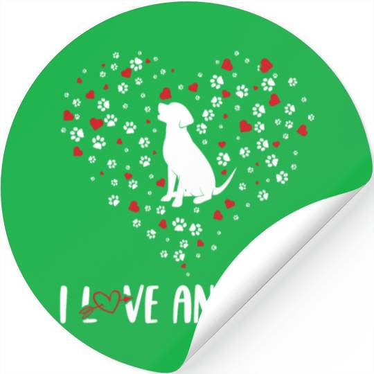 Cute Dog Mom Animal Lover Stickers