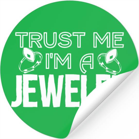 Jewellery Joke Jeweler Jewelry Diamond Gemstone Stickers
