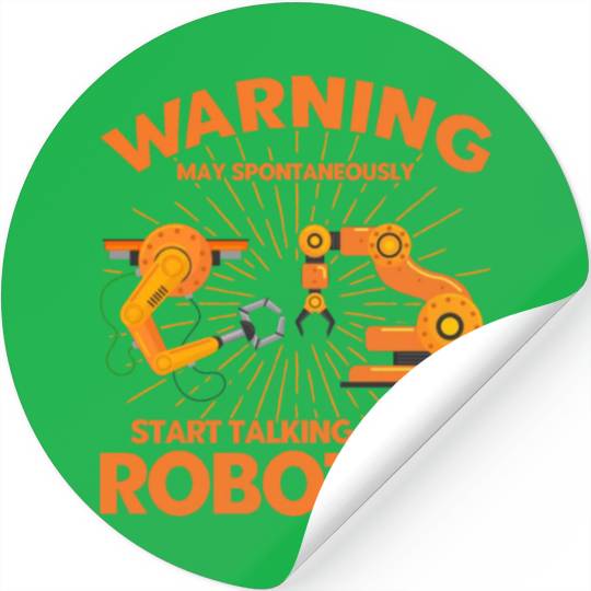 Engineering Robot Engineer Robot Gift Stickers