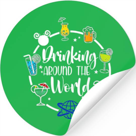 Drinking Around The World Stickers