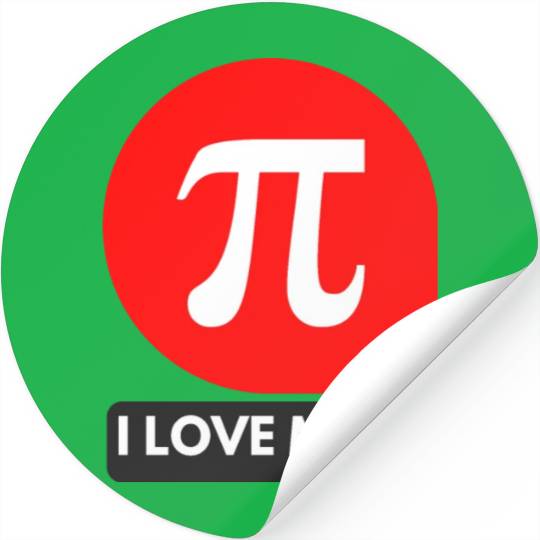 I love Math Stickers